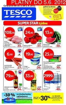 aktuální leták Tesco 30.5.2012-5.6.2012