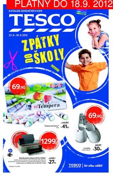 aktuální leták Tesco 22.8.2012-18.9.2012