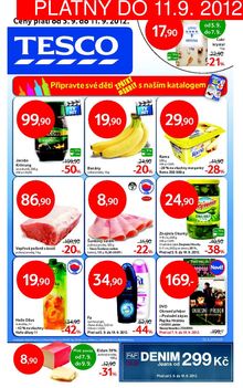 aktuální leták Tesco 5.9.2012-11.9.2012
