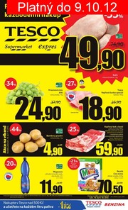 aktuální leták Tesco 3.10.2012-9.10.2012
