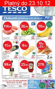 aktuální leták Tesco 17.10.2012-23.10.2012