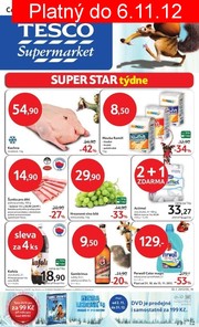 aktuální leták Tesco 31.10.2012-6.11.2012