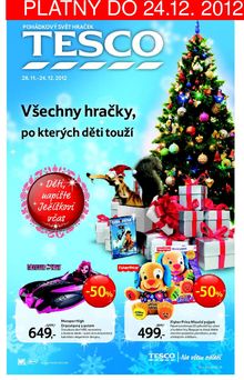 aktuální leták Tesco 28.11.2012-24.12.2012