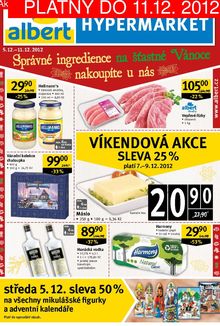 aktuální leták Albert 5.12.2012-11.12.2012