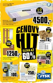 aktuální leták Jysk 20.12.2012-24.12.2012