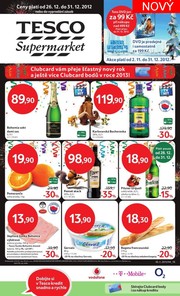 aktuální leták Tesco 26.12.2012-31.12.2012