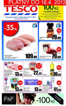 aktuální leták Tesco 10.4.2013-16.4.2013