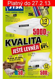 aktuální leták Jysk 21.2.2013-27.2.2013