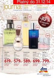 aktuální leták dm drogerie 3.12.2014-31.12.2014