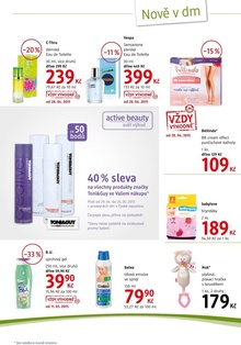 aktuální leták dm drogerie 29.4.2015-31.5.2015