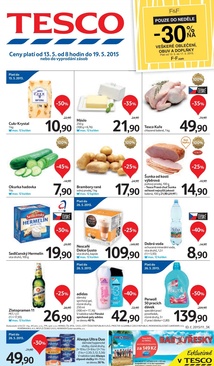 aktuální leták Tesco 13.5.2015-19.5.2015