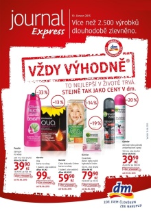 aktuální leták dm drogerie 10.6.2015-30.6.2015