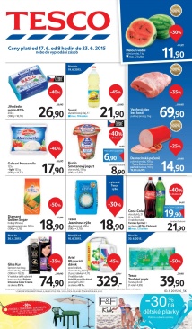 aktuální leták Tesco 17.6.2015-23.6.2015