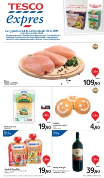 aktuální leták Tesco 24.6.2015-30.6.2015