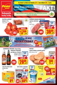 aktuální leták Penny Market 27.7.2015-29.7.2015