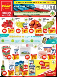 aktuální leták Penny Market 13.8.2015-19.8.2015