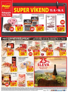 aktuální leták Penny Market 13.8.2015-19.8.2015