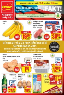 aktuální leták Penny Market 17.8.2015-19.8.2015