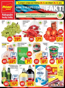 aktuální leták Penny Market 20.8.2015-26.8.2015