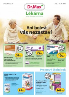 aktuální leták Dr. Max 2.9.2015-30.9.2015