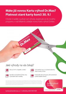 aktuální leták Dr. Max 2.9.2015-30.9.2015