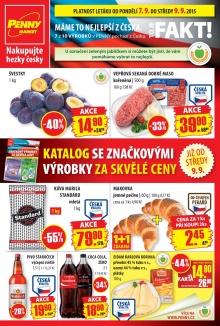 aktuální leták Penny Market 7.9.2015-9.9.2015