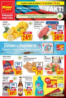 aktuální leták Penny Market 5.10.2015-7.10.2015