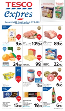 aktuální leták Tesco 21.10.2015-27.10.2015