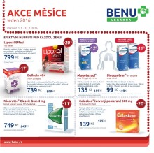 aktuální leták BENU Lékárna 1.1.2016-31.1.2016