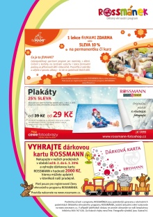 aktuální leták ROSSMANN drogerie 8.2.2016-6.3.2016
