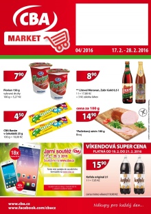 aktuální leták CBA 17.2.2016-28.2.2016