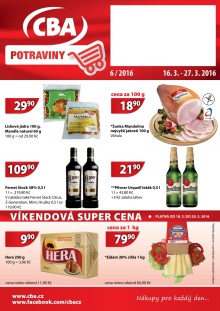 aktuální leták CBA 16.3.2016-27.3.2016