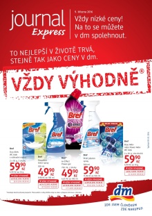 aktuální leták dm drogerie 9.3.2016-31.3.2016