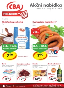 aktuální leták CBA 6.4.2016-12.4.2016