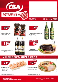 aktuální leták CBA 13.4.2016-24.4.2016