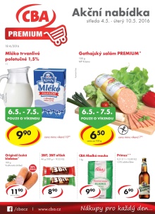 aktuální leták CBA 4.5.2016-10.5.2016