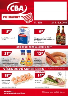 aktuální leták CBA 25.5.2016-5.6.2016