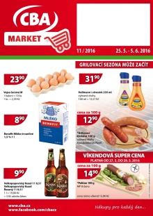 aktuální leták CBA 25.5.2016-5.6.2016