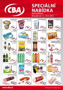 aktuální leták CBA 1.6.2016-30.6.2016