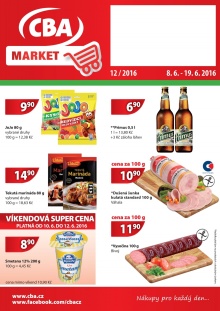 aktuální leták CBA 8.6.2016-19.6.2016