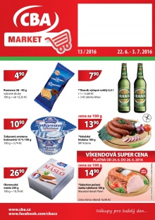 aktuální leták CBA 22.6.2016-3.7.2016
