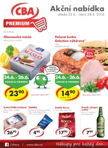 aktuální leták CBA 22.6.2016-28.6.2016