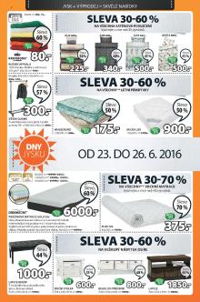aktuální leták Jysk 23.6.2016-6.7.2016