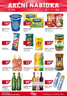 aktuální leták CBA 20.7.2016-31.7.2016