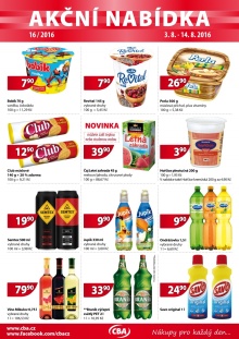 aktuální leták CBA 3.8.2016-14.8.2016