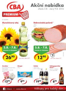 aktuální leták CBA 3.8.2016-9.8.2016