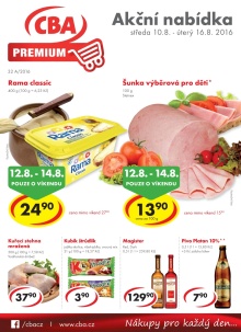 aktuální leták CBA 10.8.2016-16.8.2016