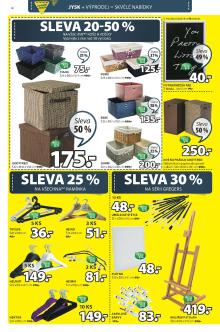aktuální leták Jysk 16.8.2016-21.8.2016