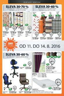 aktuální leták Jysk 16.8.2016-21.8.2016