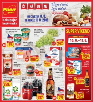 aktuální leták Penny Market 8.9.2016-11.9.2016